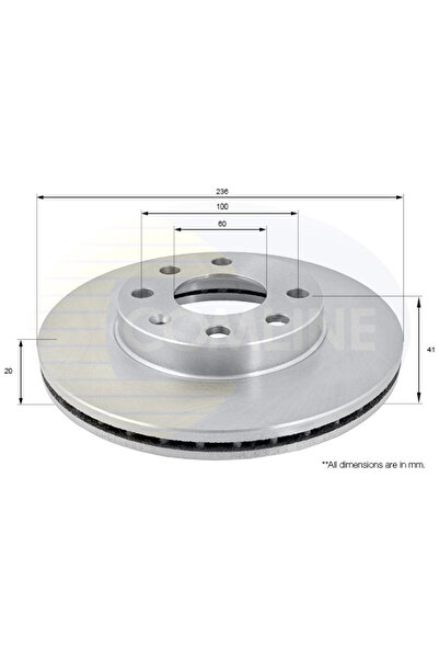 Comline Disc Frana Opel Ascona B/Ascona C/Astra F