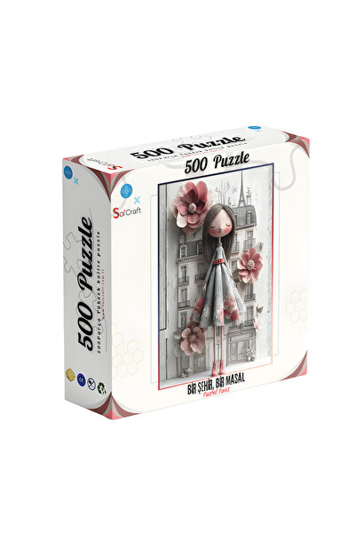 Soi Craft لغز 500 قطعة: فتاة، مدينة، حكاية خيالية