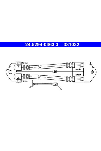 Ate Спирачен маркуч Ford Transit Tourneo Bus/Transit Bus/Transit Каросерия