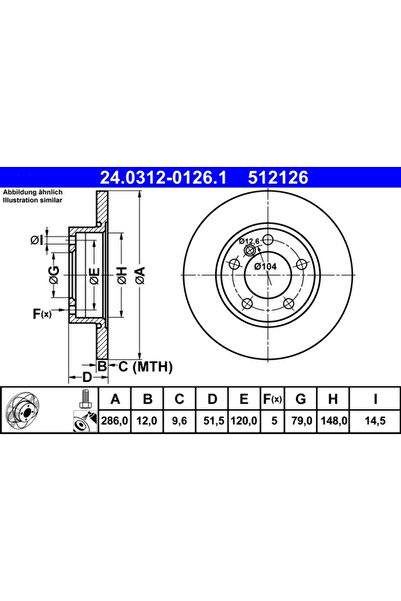 Ate Disc Frana Bmw 3
