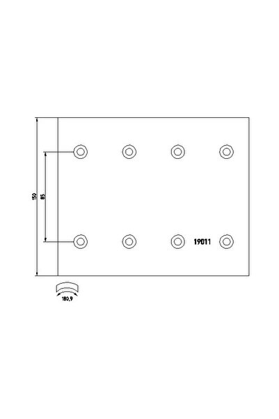 Don Set Garnituri De Frictiune Frana Tambur Daf 65/85/95