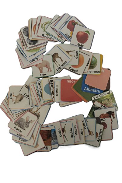 OEM Set 90 cartonase, legume, fructe, animale