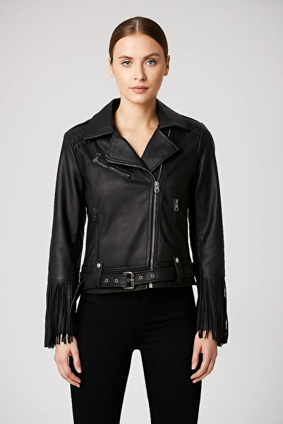 ayakuydur Kadın Püsküllü Ceket