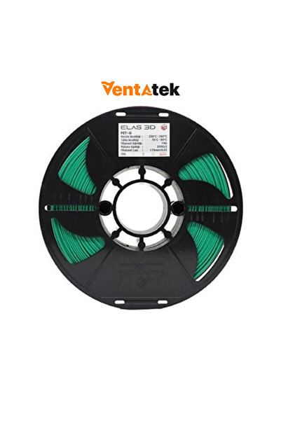 ELAS3D Elas 3D Yeşil PETG Filament - 1.75mm - 1 Kg
