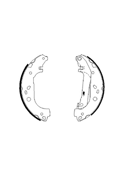 Bosch Ford Tourneo Connect/Transit Connect Brake Shoe Set