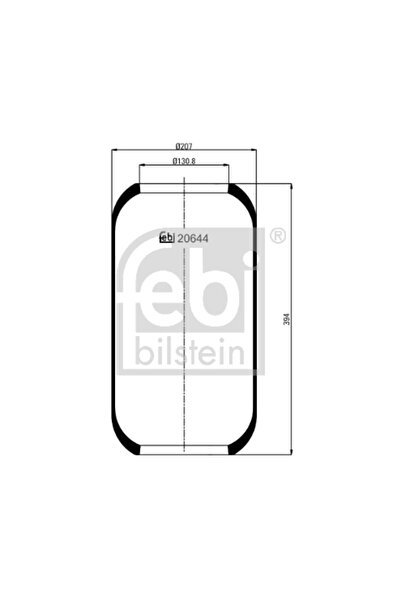 FEBI BILSTEIN Въздушни окачващи мехове Mercedes-Benz Travego Setra серия 400