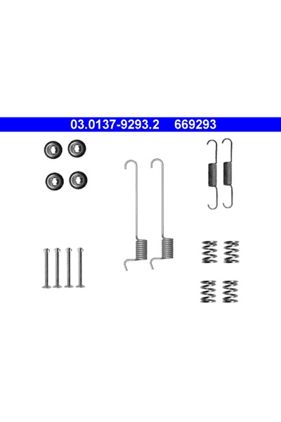 Ate Set Accesorii Saboti Frana Parcare Nissan 10-Trail 1