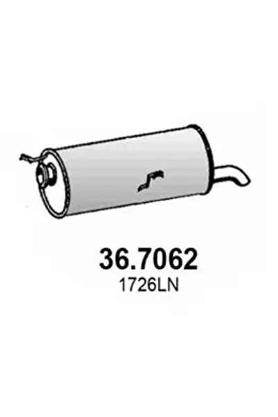 ASSO Ауспух Citroen C4 1/C4 Coupe Peugeot 307