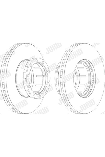Jurid Disc Frana Mercedes-Benz Integro Setra Series 300