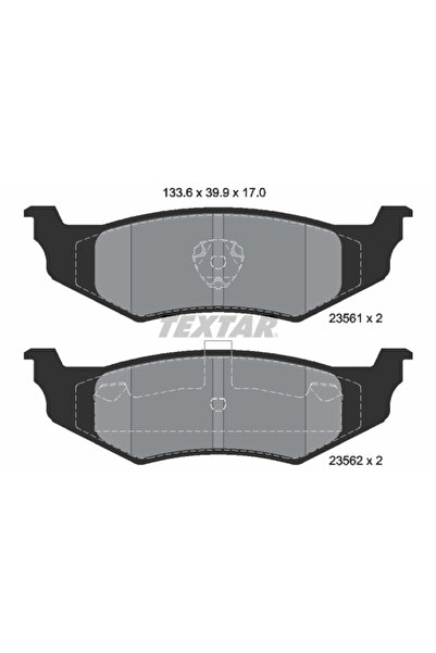 TEXTAR Set Placute Frana Frana Disc Chrysler 300M/Cirrus/Neon Dodge Neon/Stratus