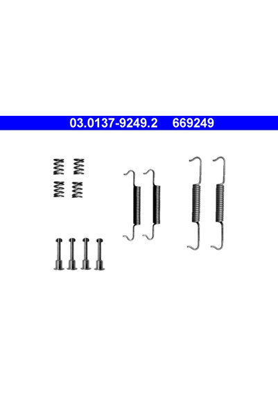 Ate Set Accesorii Saboti Frana Parcare Citroen Evasion Microbus Fiat Ulysse 1...