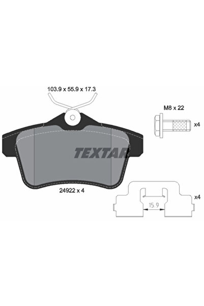 Krieger Set Placute Frana Frana Disc Citroen C4 2/DS4/DS5 Peugeot 3008 1 Micr...