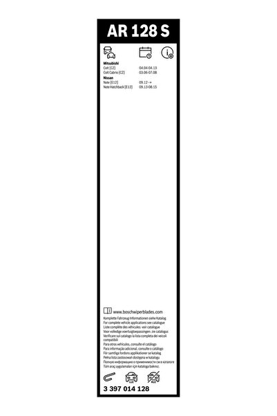 Bosch Lamela Stergator Fata Mitsubishi Colt 6/Colt Czc 6/Colt Caseta/ Nissan ...