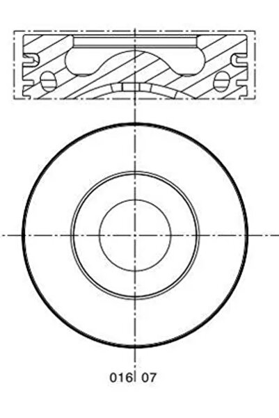 MAHLE Piston Citroen Jumper 2 Bus/Jumper 2 Caroserie/Jumper 2 Platou / Sasiu ...