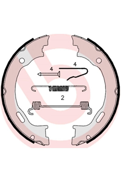 Brembo Set Saboti Frana Frana De Mana Chrysler 300C/Pacifica Dodge Challenger...