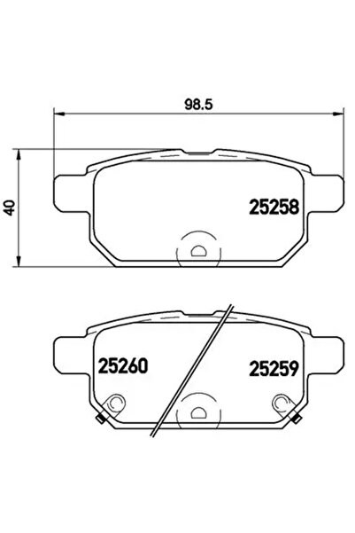 Brembo Set Placute Frana Frana Disc Suzuki Baleno/Ciaz/Swift 4 Suzuki (Changa...