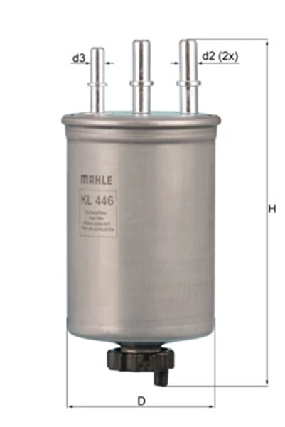 MAHLE Filtru Combustibil Ford Focus 1/Mondeo 3/Tourneo Connect Hyundai Terracan