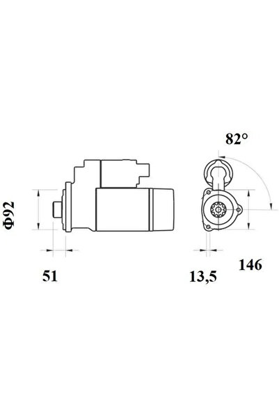 MAHLE Starter Renault Trucks Kerax/Premium
