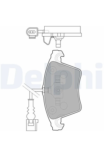 DELPHİ Set Placute Frana Frana Disc Vw Multivan T5/Transporter T5 Bus/Transpo...