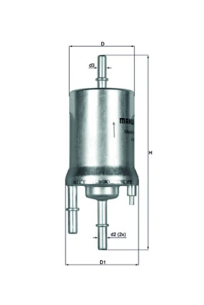 MAHLE Filtru Combustibil Seat Cordoba/Ibiza 2/Ibiza 3 Skoda Fabia 1