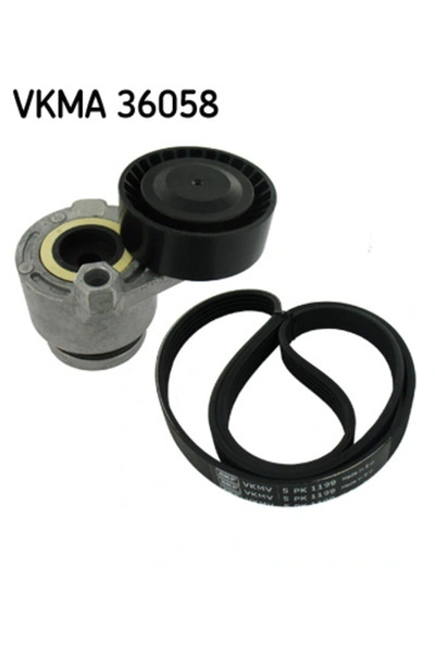 SKF Комплект ремъци V-образни за Nissan Almera 2/Micra 3 Renault Clio 2/Clio ...