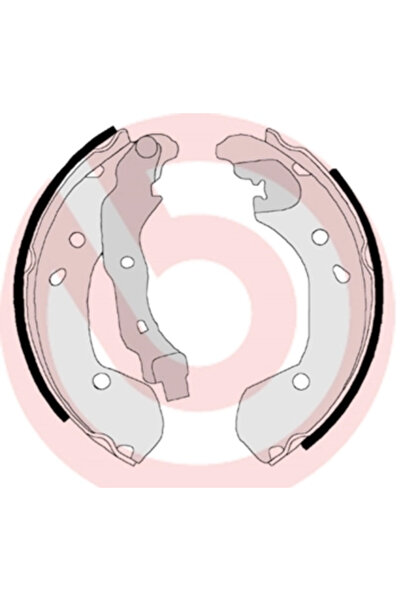 Brembo Set Saboti Frana Nissan Micra 3/Micra C+C 3/Note Renault Clio 3/Modus ...