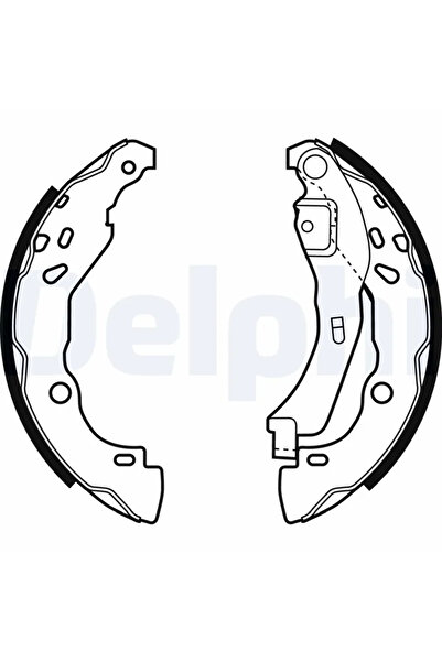 DELPHİ Set Saboti Frana Dacia Logan/Sandero Nissan Micra 4