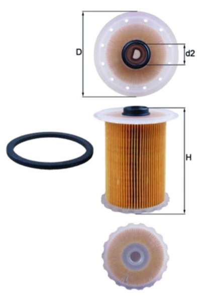 MAHLE Горивен филтър Nissan Interstar Bus/Interstar Carroserie/Primastar Bus ...