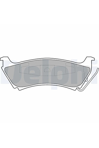 DELPHİ Brake Pad Set Disc Brake Mercedes-Benz M-Class