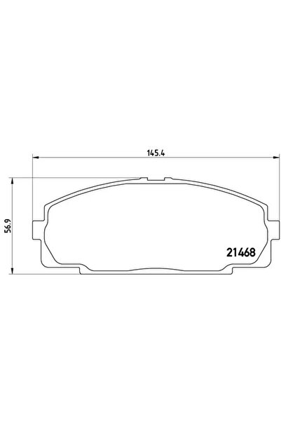 Brembo Set Placute Frana Frana Disc Fengxing Joyear X5 Jinbei Granse Bus