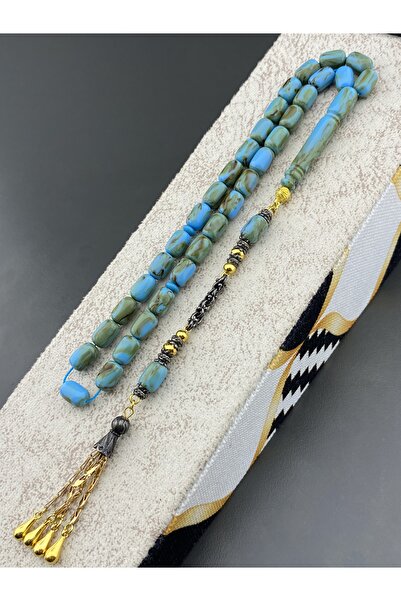 Tesbih Store Tight-Fitting Amber Oxide Design with Tassels