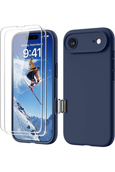 OEM Shockproof silicone case for iPhone 17 Air, 360° protection, ultra-resistant, soft-touch finish