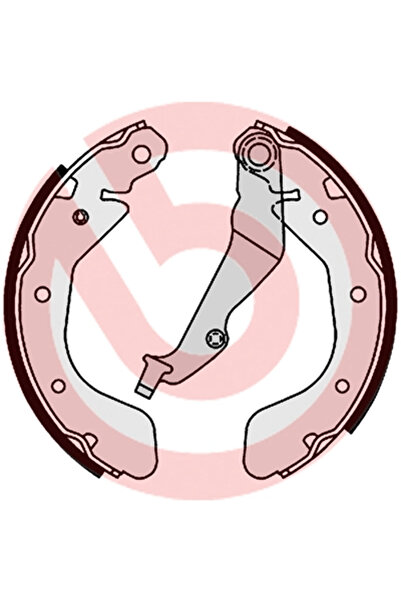 Brembo Set Saboti Frana Chevrolet Aveo/Spark Daewoo Kalos