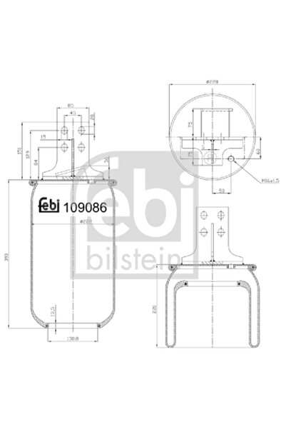 FEBI BILSTEIN Въздушни окачващи маншони за заден мост Iveco S-Way/Stralis 2