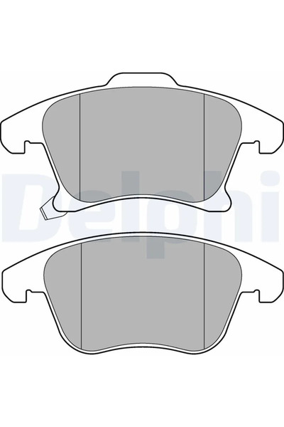 DELPHİ Set Placute Frana Frana Disc Ford Galaxy 3/Mondeo 5/S-Max