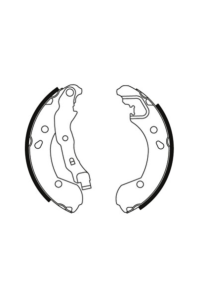 TRW Set Saboti Frana Nissan Micra 3/Micra C+C 3/Note Renault Clio 3/Modus / G...