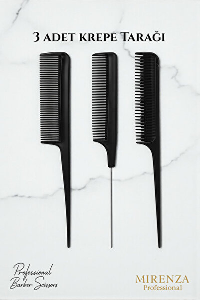 mirenza cosmetic Set de piepteni profesionale pentru crep 3 piese - Piepteni ...