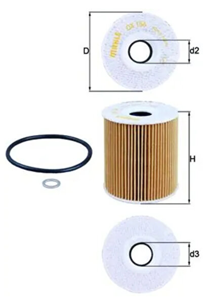 MAHLE Filtru Ulei Bmw 3/5/7 Land Rover Range Rover 3