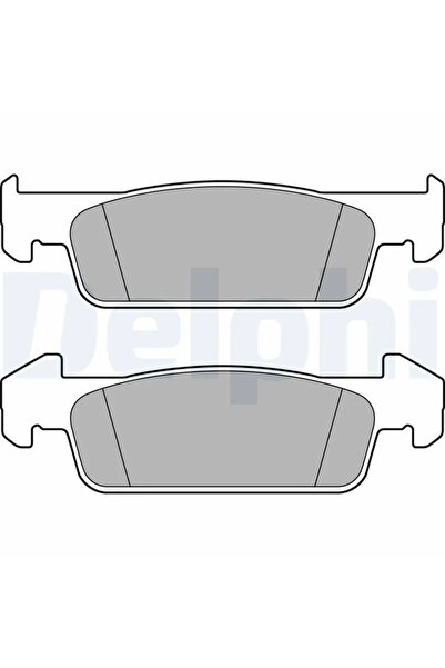 DELPHİ Brake Pad Set Disc Brake Dacia Logan 2/Sandero Renault Logan/Stepway 2...