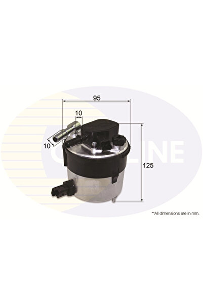 Comline Filtru Combustibil Ford C-Max/Fiesta 5/Fiesta 6 Mazda 2/3