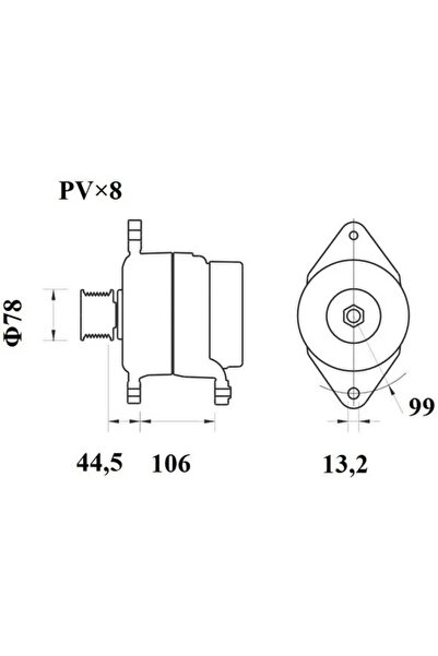 MAHLE Generator / Alternator Volvo Fh/Fm
