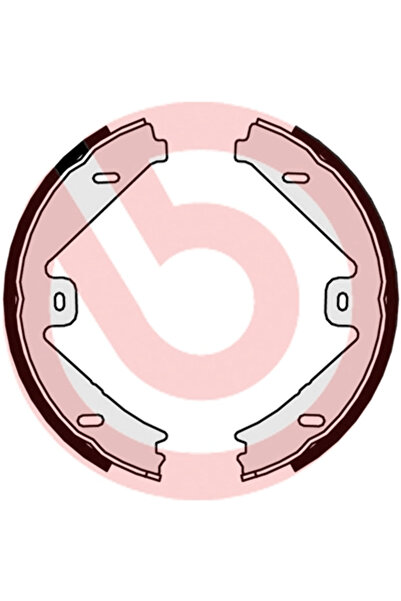 Brembo Set Saboti Frana Frana De Mana Mercedes-Benz C-Class Cupe/Cls/E-Class