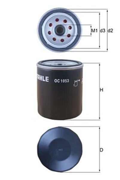 MAHLE Filtru Ulei Vw California T5 Camper/California T6 Camper/Multivan T5