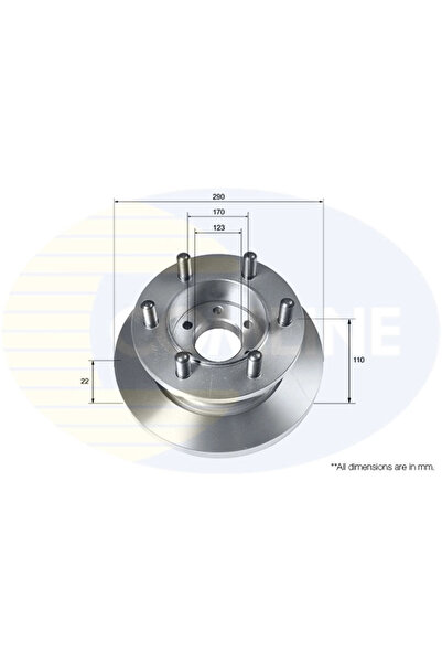 Comline Disc Frana Iveco Daily 3 Bus/Daily 3 Caroserie/Daily 3 Platou / Sasiu