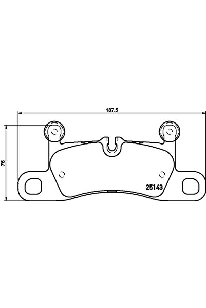 Brembo Set Placute Frana Frana Disc Porsche 718 Boxster/718 Cayman/911