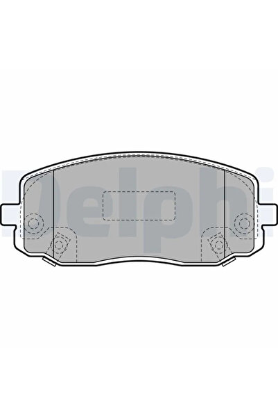 DELPHİ Комплект накладки за дискови спирачки Hyundai I10 1/I20 1 Kia Picanto 1