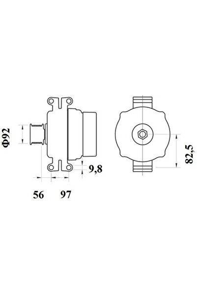 MAHLE Generator / Alternator Daf Cf 85/Xf 105