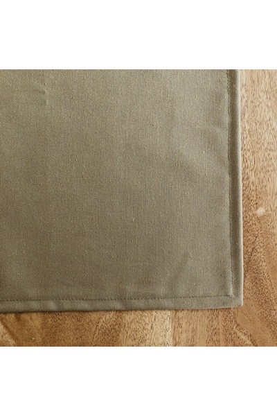 desen izmir American Service, 130 X 280 Olive Green Tablecloth