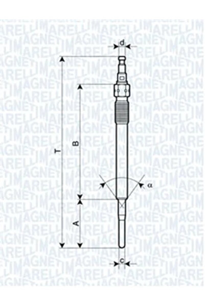 MAGNETI MARELLI Bujie Incandescenta Audi A3/A4 B7/A6 C6 Dodge Avenger/Caliber