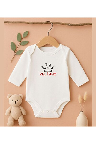 MODAT Veliaht Printed Long-Sleeved Baby Bodysuit